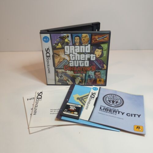Grand Theft Auto: Chinatown Wars (Nintendo DS, 2009) Complete CIB With Map! - Picture 1 of 3