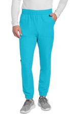 Cherokee Scrubs Men's Mid-Rise Jogger ShortPant CK278AS TRQN Turquoise Free Ship