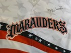 2014 - BRADENTON MARAUDERS - Game Worn July 4th JERSEY -FSL - Pittsburgh PIRATES — photo 2
