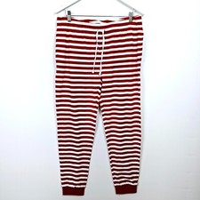 Skinnifit - Striped Pyjamas Bottom - Red White - Large