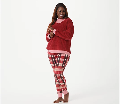 petite sherpa pullover