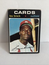 Lou Brock 1971 Topps #625 St. Louis Cardinals