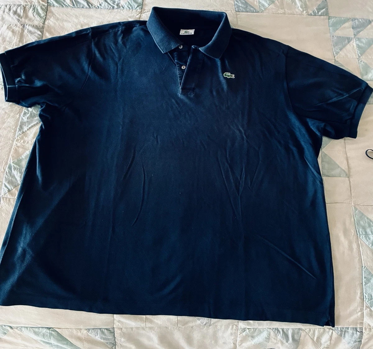 Polo Lacoste Clásico Negro - Manga Corta - T 10 - 42