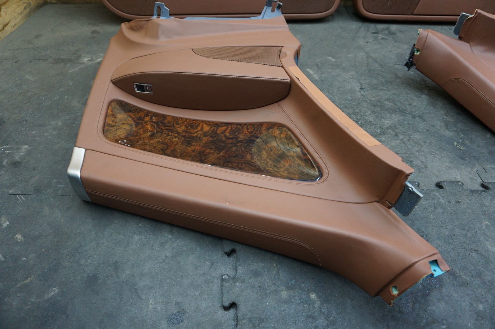 Set 4 Left Right Door Trim Quarter Panel Brown Wood Veneer Bentley GT 2003-10