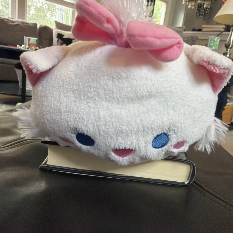 Disney Tsum Tsum Aristocats Marie Kitty Cat Stuffed Animal Plush Toy Pillow 12" 