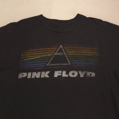 Pink Floyd Band Graphic Short Sleeve Crew Neck T Shirt Adult Mens Size 2XL Black