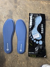 Mens Uk 10 Eu44 Memory Foam Insoles Navy
