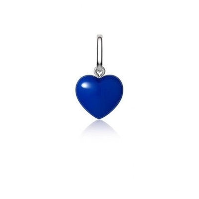 Abbott Lyon Dark Blue Heart Birthstone Pendant Necklace September with Silver