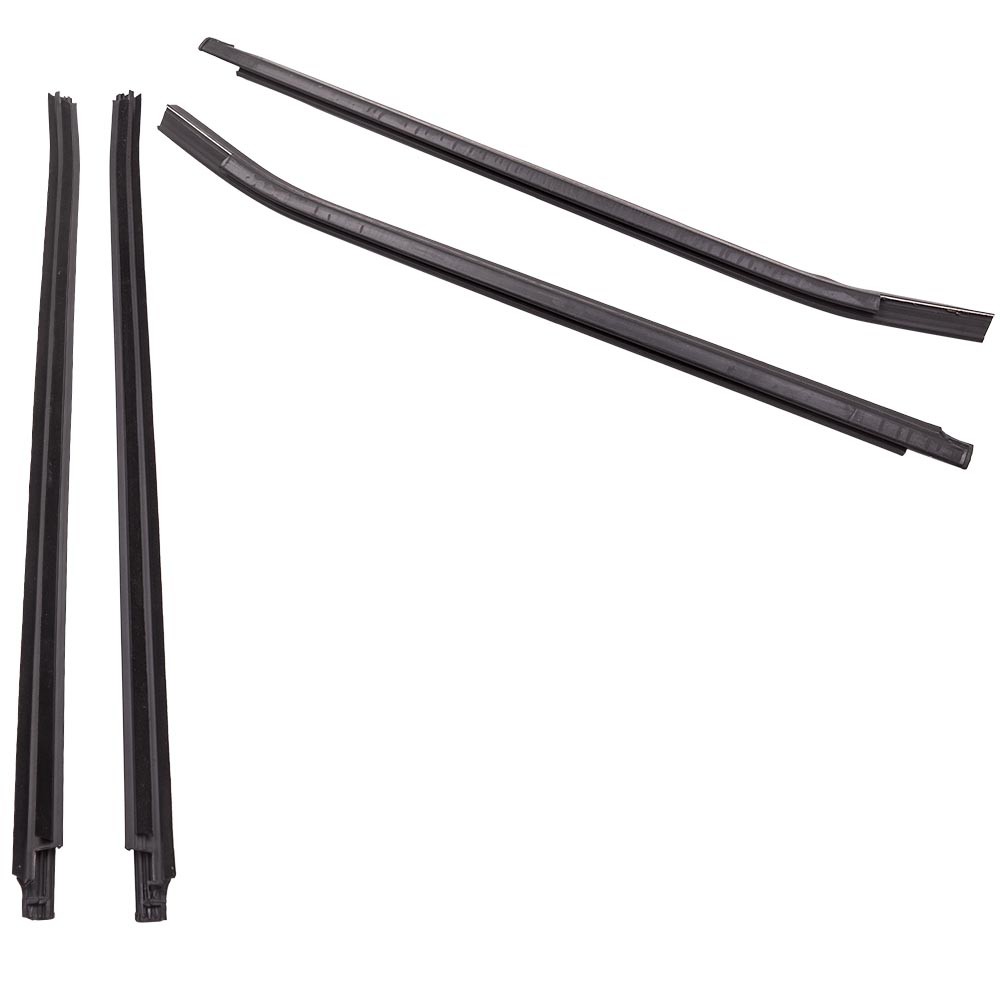 4 ×Window Glass Seal Outer Door Weather Strip for Toyota HILUX Double Cab 05-15