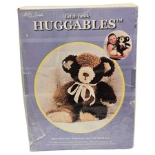 Huggables Teddy Bear Latch Hook Kit 20" MCG Textiles Buster 36101 Vtg
