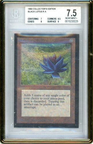 1993 Magic The Gathering Collector's Edition Black Lotus R #233 BGS 7.5