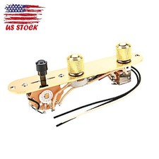 Loaded Control Plate Harness Switch Potentiometer Knob for Tele TL Telecaster