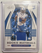 Panini 2021 Absolute Rookie Materials Amon-Ra St. Brown Lions RC ARM-ASB