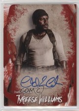 2016 The Walking Dead Survival Box Chad L Coleman as Tyreese Williams Auto b8h