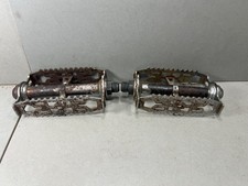 Coppia pedali bici corsa epoca anni 20-30 a sega in ferro buone condizioni