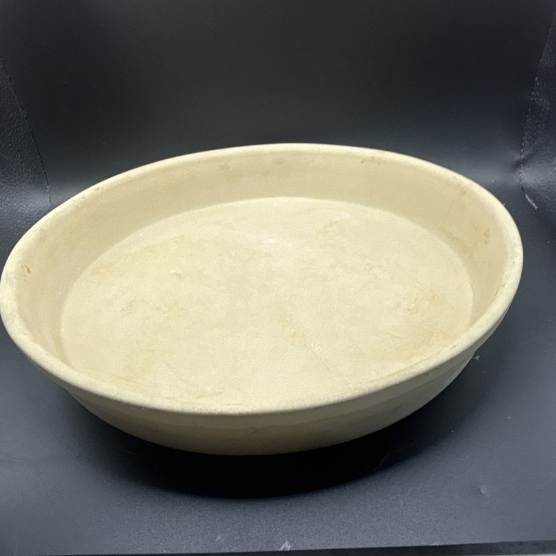 Pampered Chef Oval Ceramic Baking Dish Beige Oven Safe