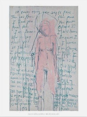 TRACEY EMIN- RA exhibition poster - I Am the Last of My Kind