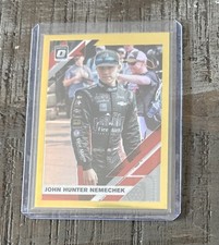 2020 Panini Donruss NASCAR - Optic John Hunter Nemechek #55 Gold Prizm /10