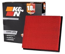 Engine Air Filter: Long Life 18,000 Mile Replacement Air Filter: Compatible