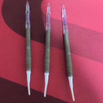 TRiNiDAD KID3 Darts Set with Case Tomoya Goto Model Transparent & Brown Used