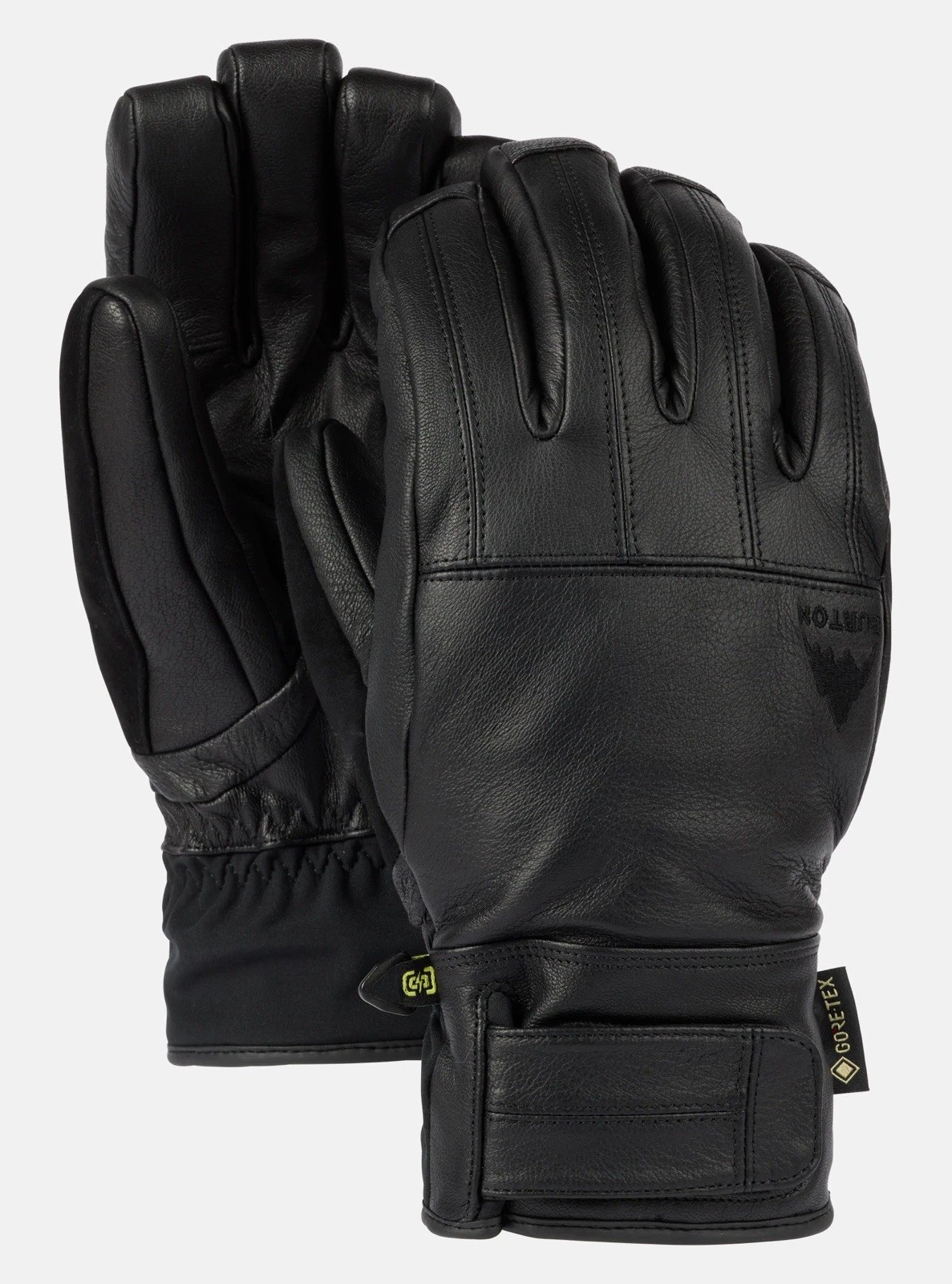 Burton Gondy Gore-Tex Leather Men's Gloves, True Black, Medium