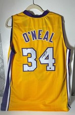 SHAQUILLE O'NEAL Auto Custom Signed Jersey Authenticated LA LAKERS HOF XL