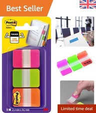 Image of Post-it Index Medium Strong Filing Tabs, 36 Count - Vibrant Sticky Flags