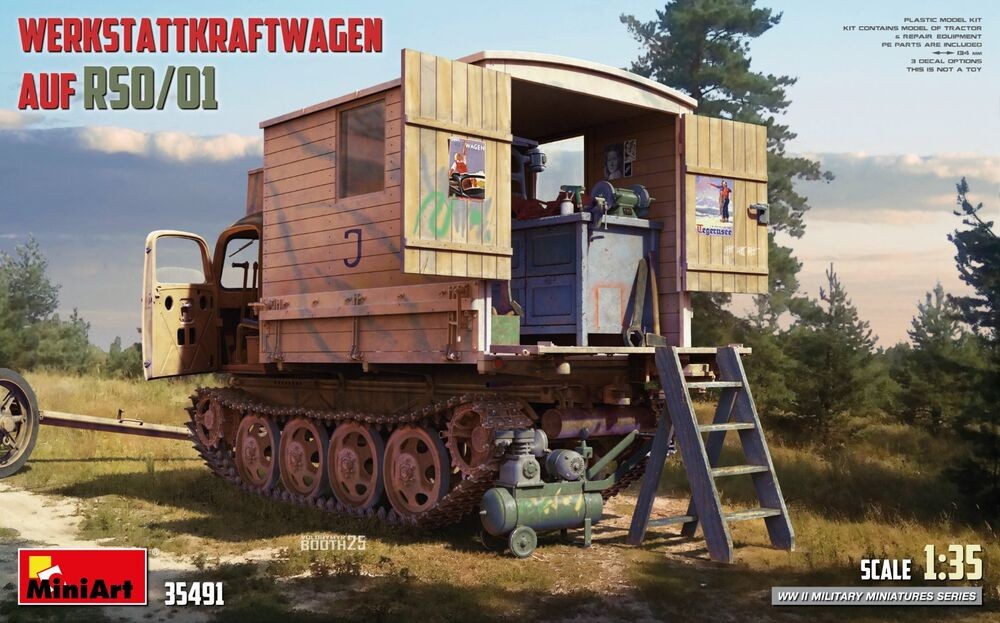 RSO/01 véhicule atelier maquette militaire MiniArt 35491char miniature 1/35