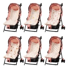 Double Sided Cotton Pram Cart Insert Cushion for Infant Car Seat and Strollers