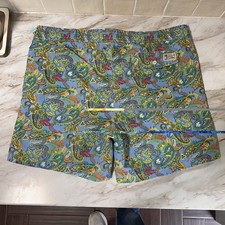 Polo Ralph Lauren Mens Paisley Swim Trunks Sh...