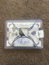Puka Nacua Signature Gloves Auto 2024 Panini Flawless 5/10 Los Angeles Rams