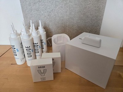 Ultraschall-Zahnbürste Zahnreinigung Mundstück UNIQE Megapack mit 11x Gel