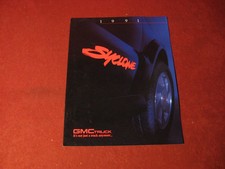 1991 Gmc Syclone Pickup Truck Sales Catalog Original