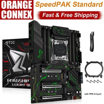 X99 Motherboard lga 2011 V3 DDR4 WIFI/NVMe/SATA M.2 W/ TPM 2.0 Slot MAX 256GB