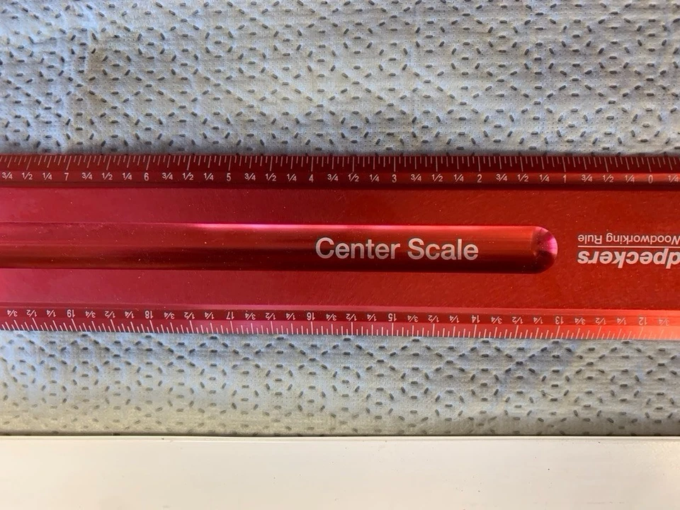 Woodpeckers 24" Center Scale / Left to Right scale Ruler = Precision Woodworking - Image 3 of 4