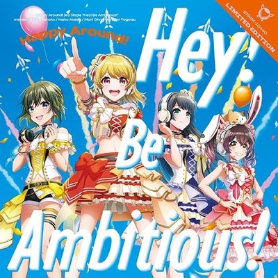 (JAPAN) 3rd Single CD D4DJ Happy Around Hey! Be Ambitious! [Limited] (CD+BD)
