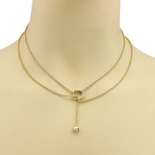 Cartier Trinity Gold Necklace Mini Ring Love ...