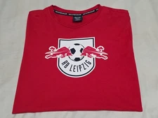 RB Leipzig Die Rotten Bullen Red Soccer/Football Red Bull Tshirt SZ Large 