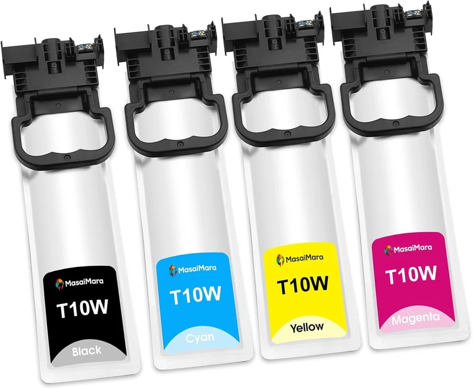 T10W Compatible T10W100 T10W200 T10W300 T10W400 Ink Cartridge 4-pack WFC5390 - Image 4 of 4