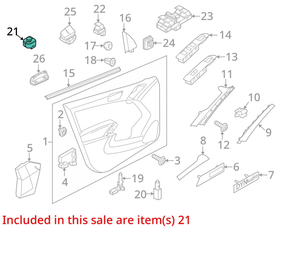 Interruptor principal de ventana eléctrica de la puerta izquierda del conductor Volkswagen CC 2009-2017 DPMY5 Foto 3 de 4
