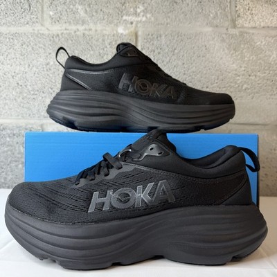 HOKA One One M Bondi 8 Black Men Size 7D  Running Shoes 1123202/BBLC