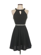 Emerald Sundae Women Black Cocktail Dress XXS