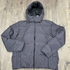 Jordan Down Jacket Size Large Mens Black Anhracite Therma Fit Full Zip Loose Fit