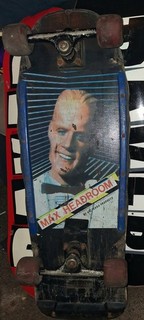 Valterra Max Headroom skateboard 1987