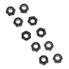 Axial AXA1052 Thin Nylon Locking Hex Nut M3 Black 10 AXIC1052 Elec Car/Truck