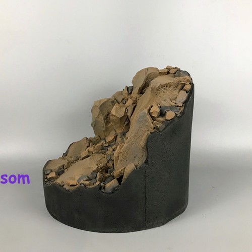 1/6 Mountain Rock Resin Diorama Base Sniper Scene Stand for 12" Soldier Figure - 第 7/17 張圖片