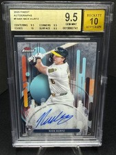 Topps Finest 2025 Nick Kurtz Athletics FA-NK Rookie Autograph Beckett 9.5 💎