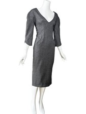 Vintage Alexander McQueen 2007  “Luscious”collection Wool Dress  Size 44
