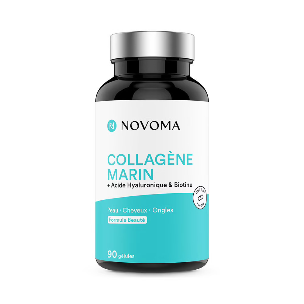 Collagène Marin Novoma 90 Caps complémet pour la souplesse de la peau