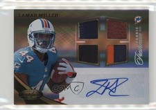 2012 Certified Mirror Gold Signatures 15/25 Lamar Miller #337 Auto b8h